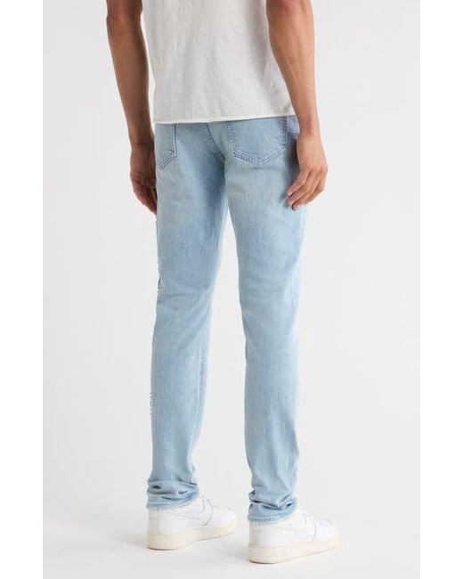 Purple Brand Blue P001 Tuffetage Skinny Jeans for men