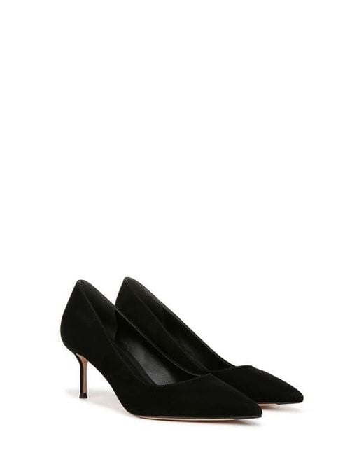 Veronica Beard Black Rita Pointed Toe Pump