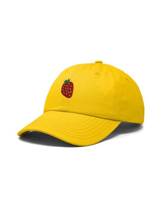 Alix Yellow Strawberry Hat