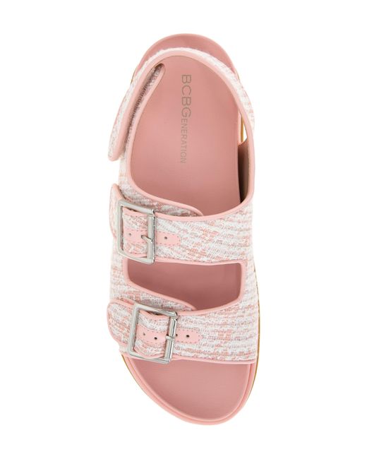 BCBGMAXAZRIA Pink Beena Platform Sandal