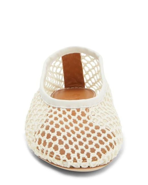 Staud Natural Alba Ballet Flat