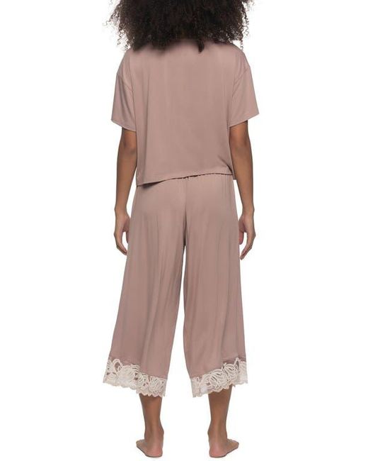 Felina Pink Amelie Crop Pajamas