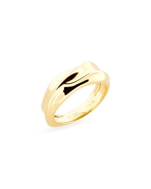 Monica Vinader Metallic Nomade Stacking Ring