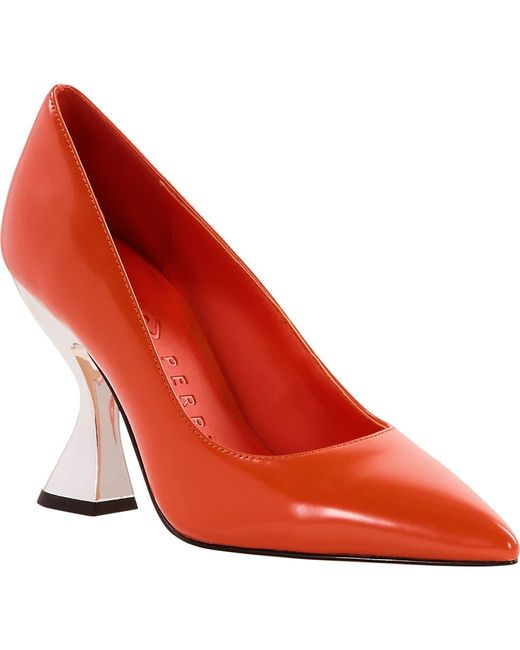 Katy Perry Women's Red The Laterr Pointed Toe Pump