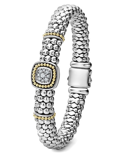 Lagos White Rittenhouse Diamond Pavé Rope Bracelet