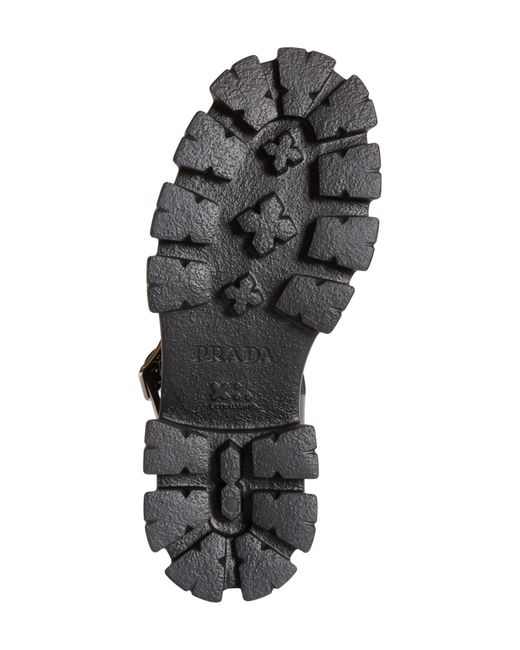 Prada Black Monolith Platform Sandal