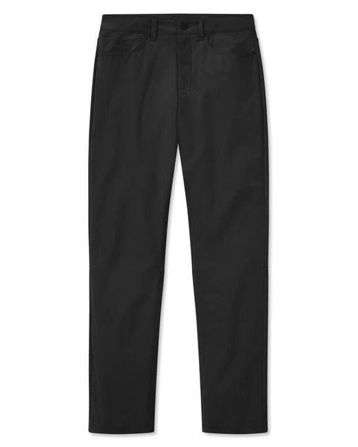 Cuts Black Ao Five-Pocket Stretch Pants for men