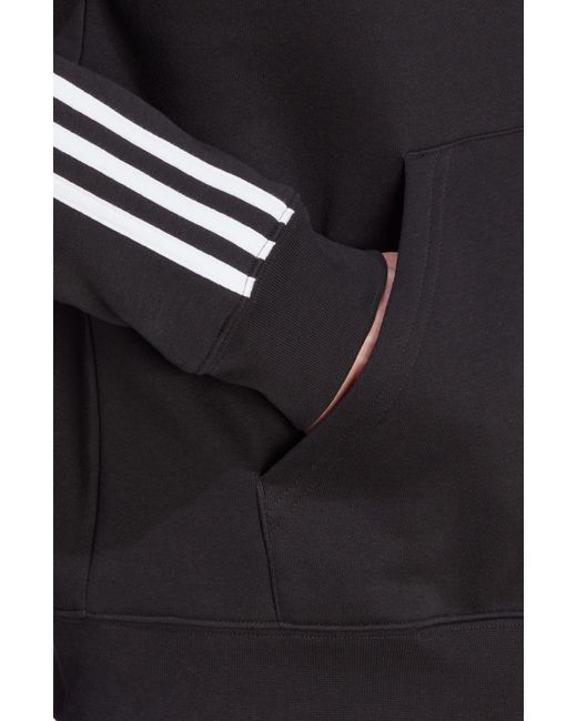 Adidas Black Adicolor Classics Lifestyle 3-stripes Pullover Hoodie for men