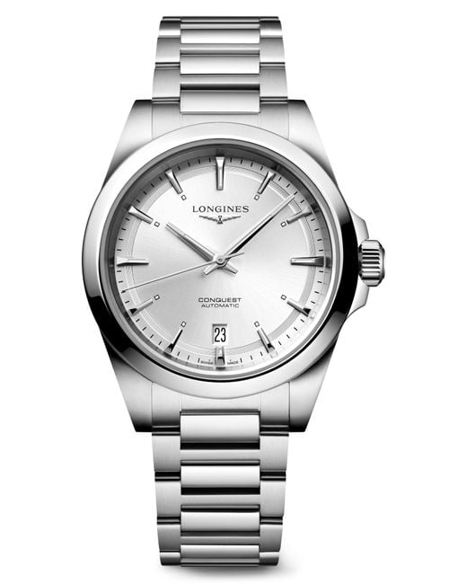 Longines Metallic Conquest Automatic Bracelet Watch, 38Mm for men