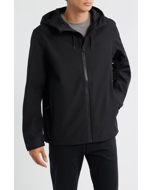 Rains Black Suva Softshell Jacket for men