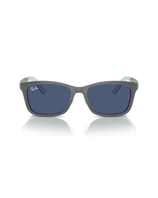 Rectangular Sun Rays Frame Ray-Ban Kids' 49Mm Rectangular Optical Glasses & Clip-On Sunglasses in ...