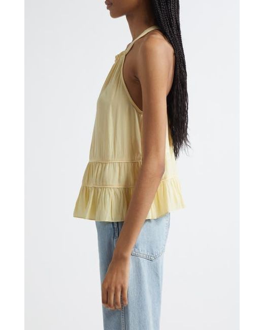 Ramy Brook Blue Dana Tiered Sleeveless Top
