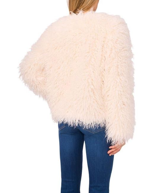 Halogen® Blue Faux Fur Jacket
