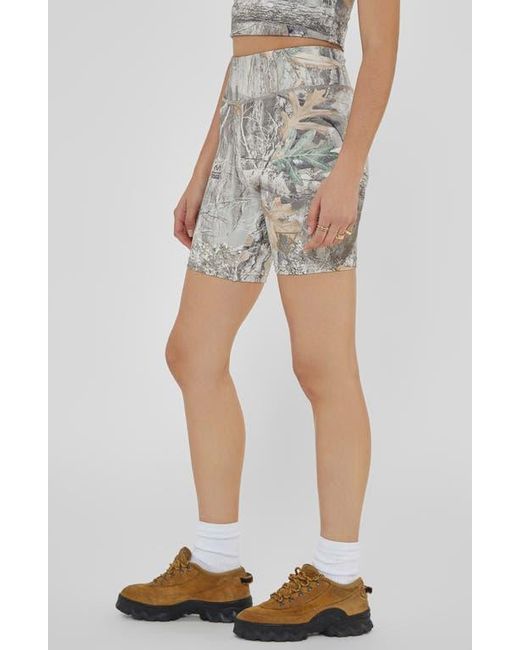 Guess Natural X Realtree Camo Bike Shorts
