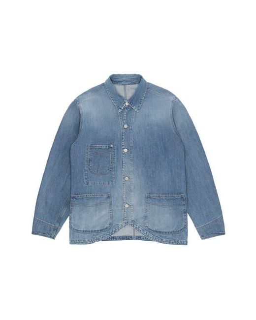 Fortela Blue Trading Custom Wash Denim Jacket for men