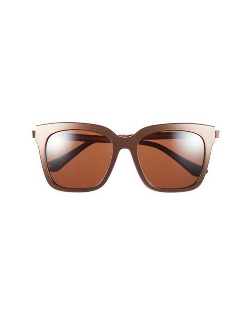 DIFF Brown Bella 54Mm Square Sunglasses for men