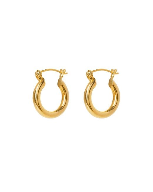 freya rose Metallic Mini Hoops