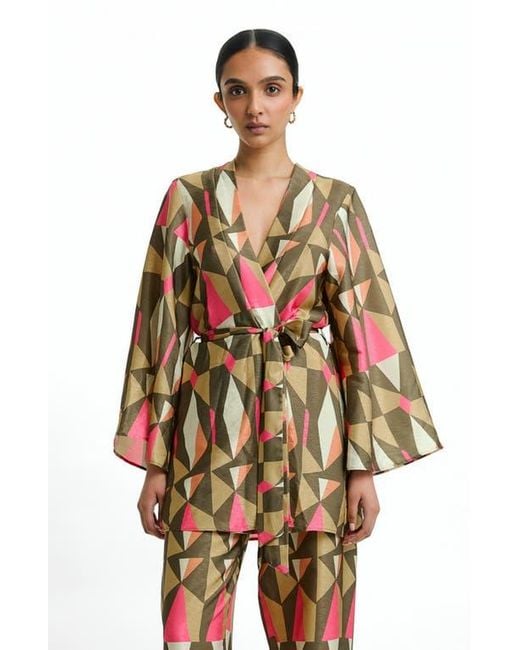 Diarrablu Multicolor Short Duster