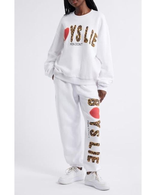 Boys Lie White Caitlyn Coded Kimmy Pants