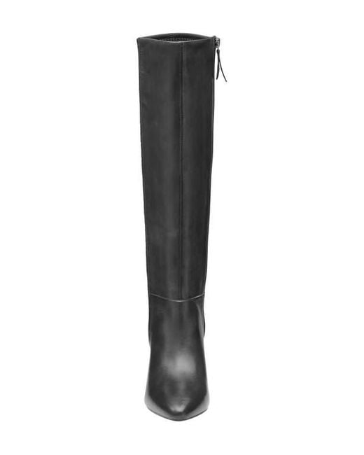 Johnston & Murphy Black Vicki Knee High Boot