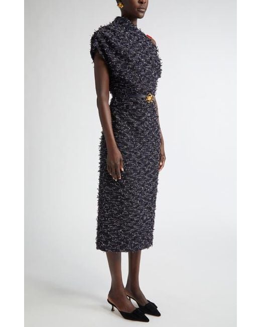 L’aubeblanc Tweed Wrap Dress Black The Wrap Dress in Linen | Cornstalk Chambray – Everlane