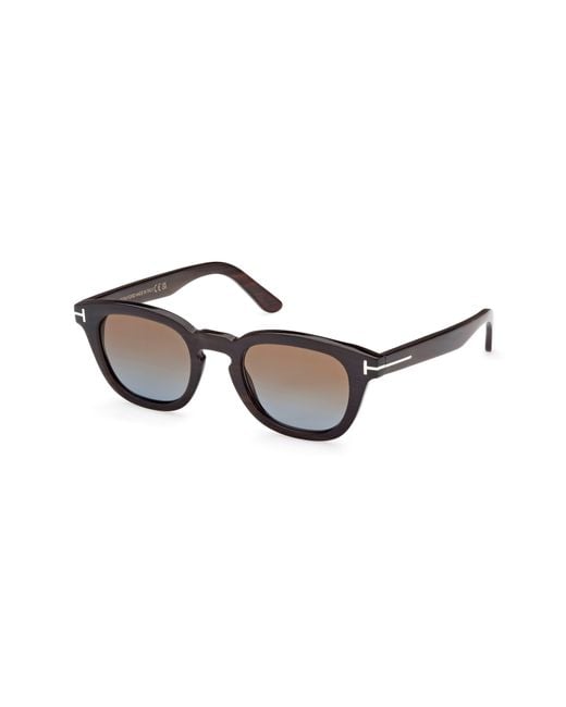 Tom Ford Multicolor 48mm Gradient Polarized Square Sunglasses for men