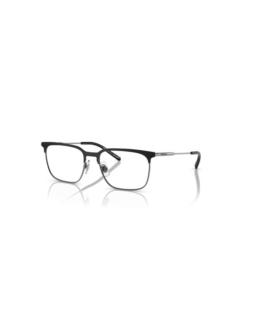 Arnette Black 53Mm Rectangle Optical Glasses for men