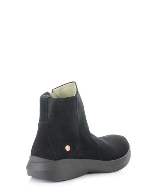 Softinos Black Gujy Platform Wedge Bootie