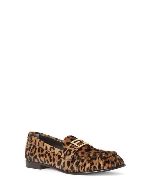 Fendi Brown Baguette Genuine Calf Hair Loafer