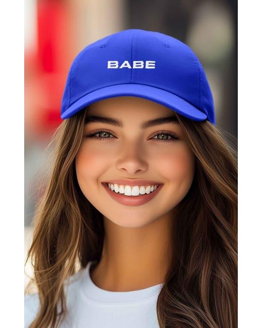 Alix Blue Babe Embroidered Cap