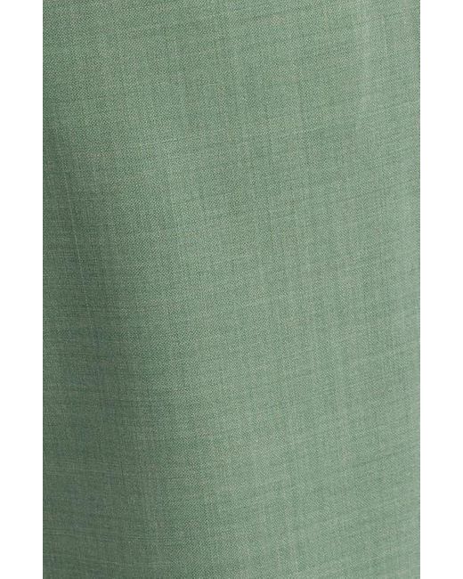 Nordstrom Green Henrik Trim Fit Solid Stretch Wool Suit Pants for men
