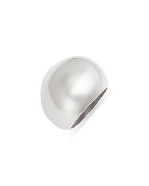 VIDAKUSH White Bubble Statement Ring