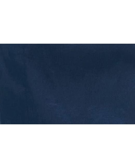 Alex Evenings Blue Taffeta Sheath Cocktail Dress