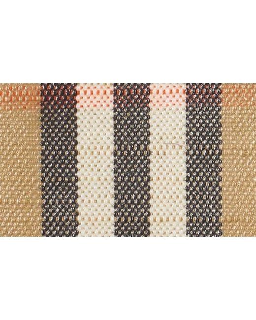 Burberry Black Highlands Check Coated Canvas Passport Case