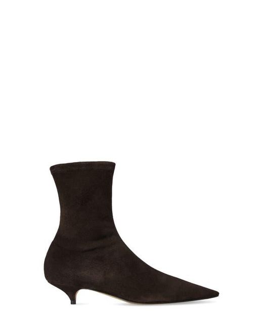 The Row Brown Liisa Pointed Toe Bootie