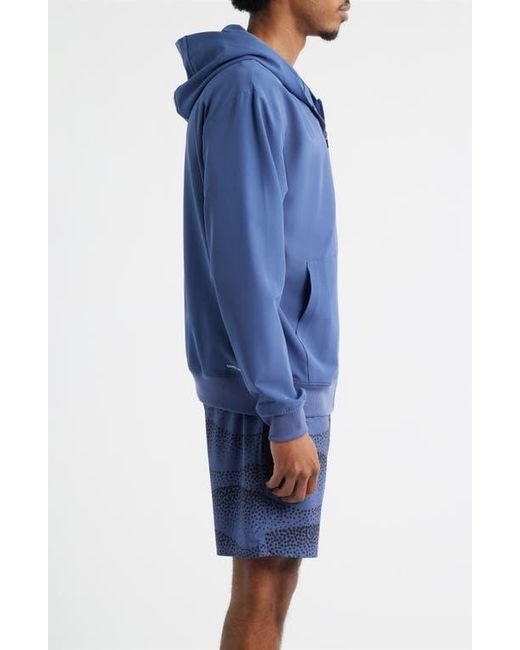 Saint Studio Blue Tempo Tech Zip Jacket for men
