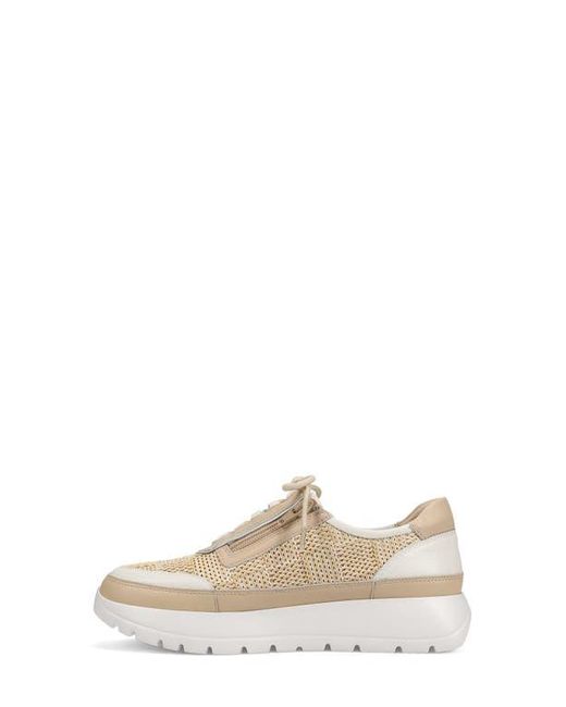 Vaneli White Qubi Platform Sneaker