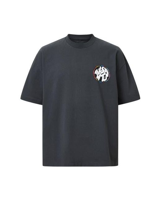 AllSaints Black Pride Distortion Oversize Graphic T-Shirt for men