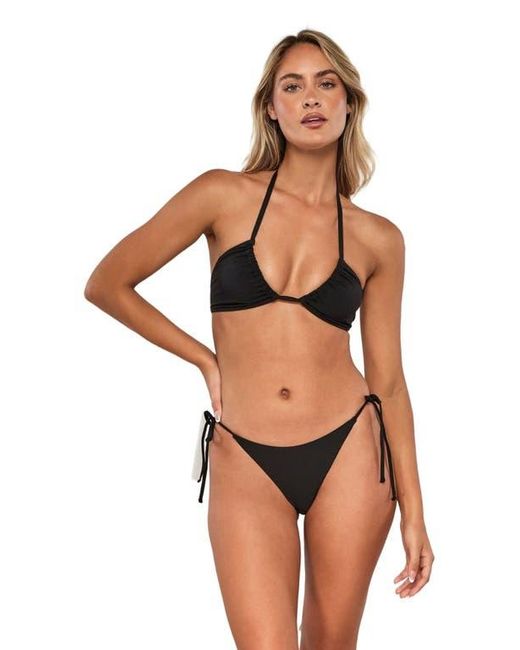 Swim Systems Brown Mila Triangle Bikini Swimsuit Top