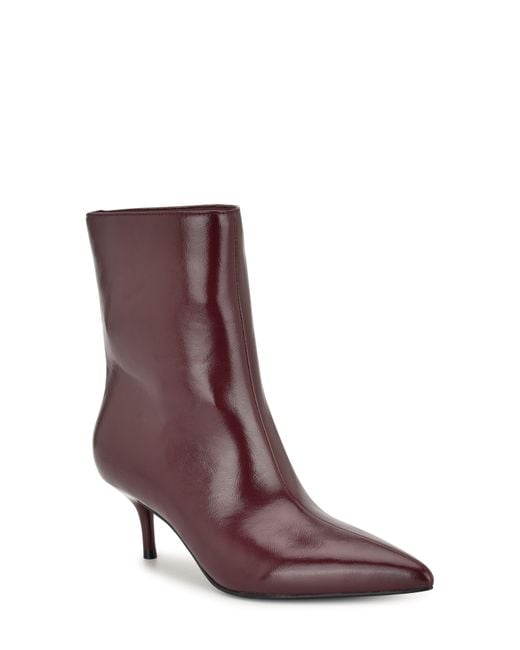 Nine West Purple Charma Bootie