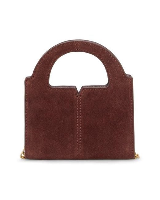 Vince Camuto Purple Aleah Suede Wallet On A Chain
