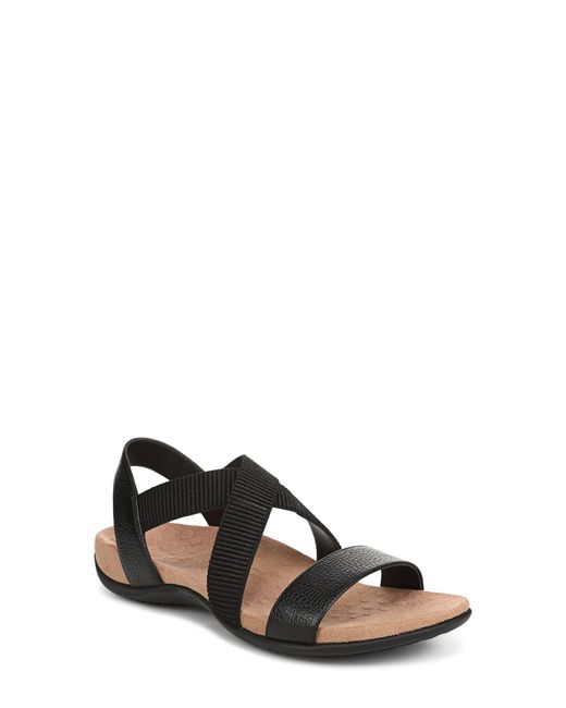 Vionic Black Raina Slingback Sandal