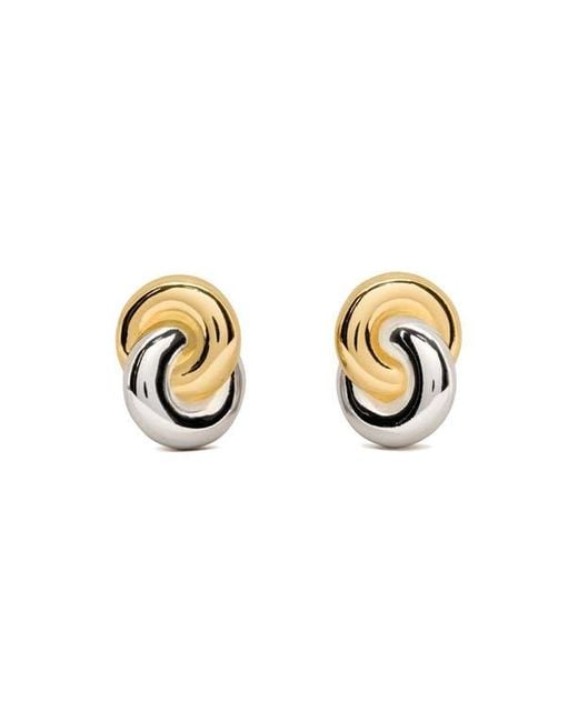 Kate Spade Metallic Twisted Stud Earrings