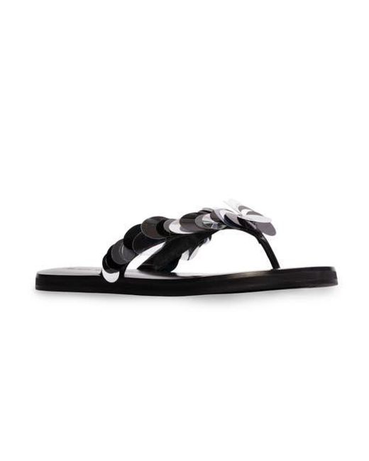 Black Suede Studio Blue Glw Flop