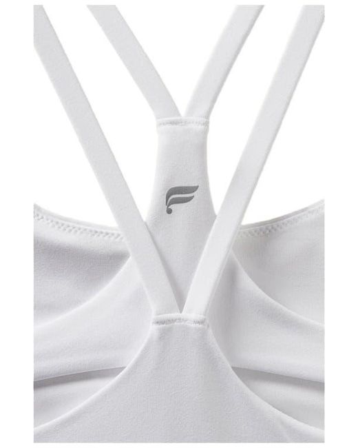 Fabletics White Principal Low Impact Bra