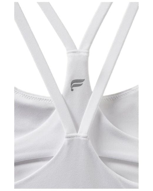Fabletics White Principal Low Impact Bra