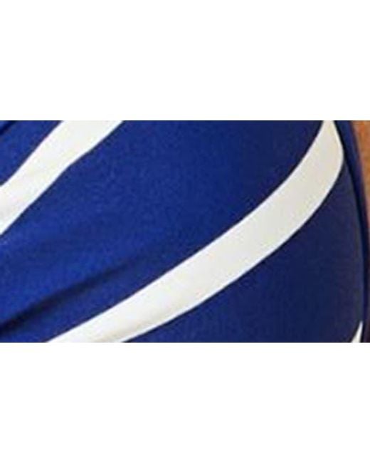 Solid & Striped Blue The Iris Stripe Triangle Bikini Top