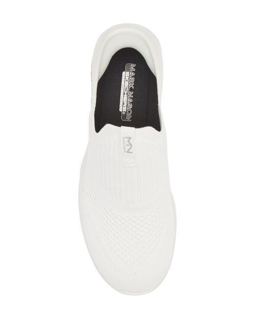 Skechers White X Mark Nason A Wedge Crecent Knit Sneaker