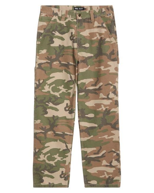 Vans Multicolor Drill Chore Camo Print Cotton Pants for men