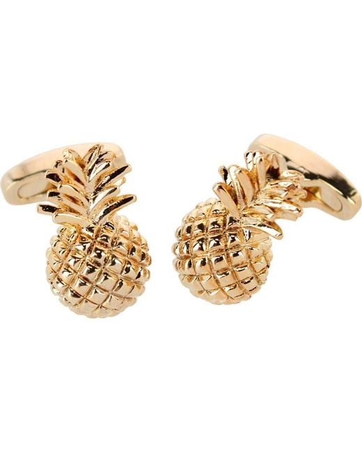 Trafalgar Metallic The Pineapple Crest Cufflinks for men